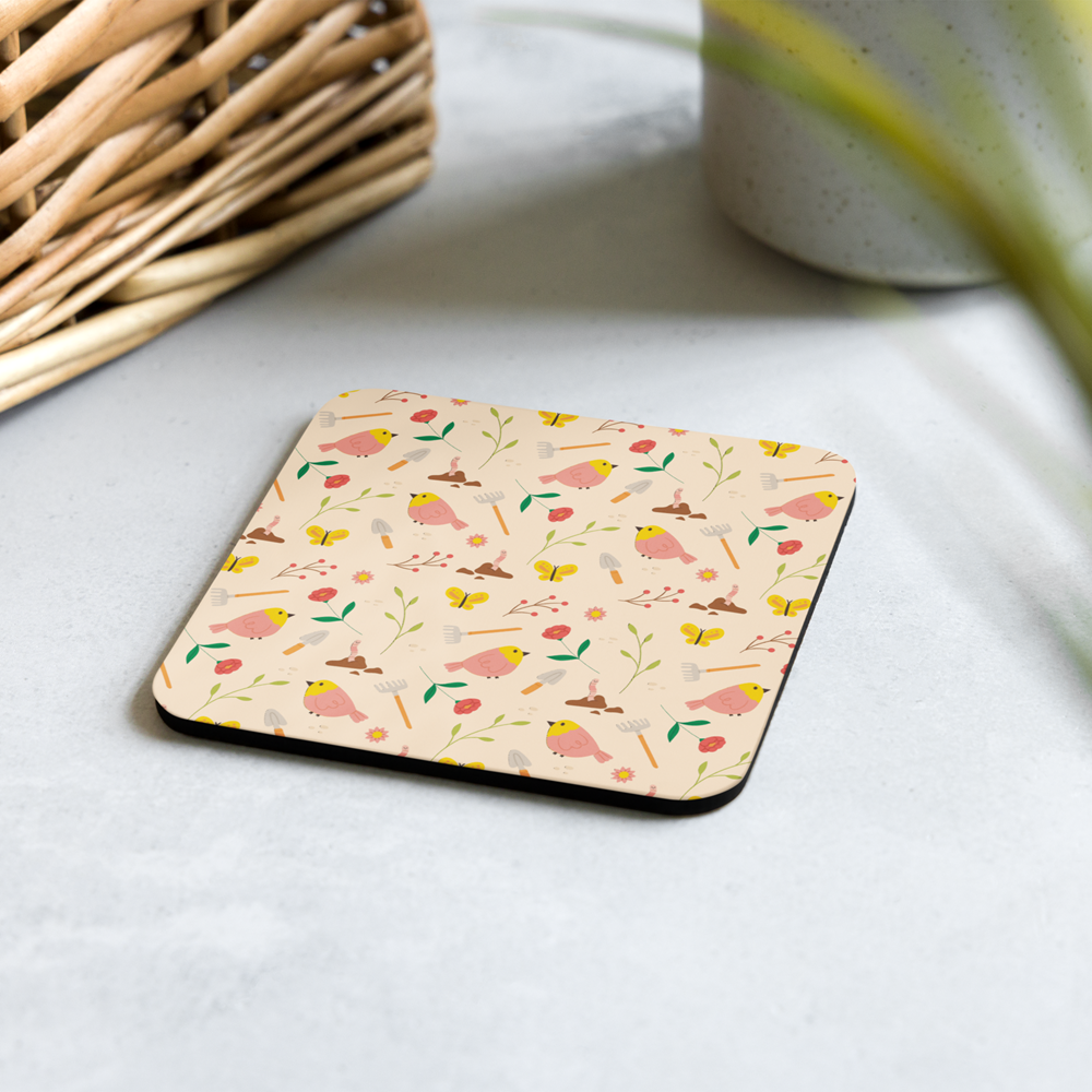 Artistic Bird Square Coaster - Image 2
