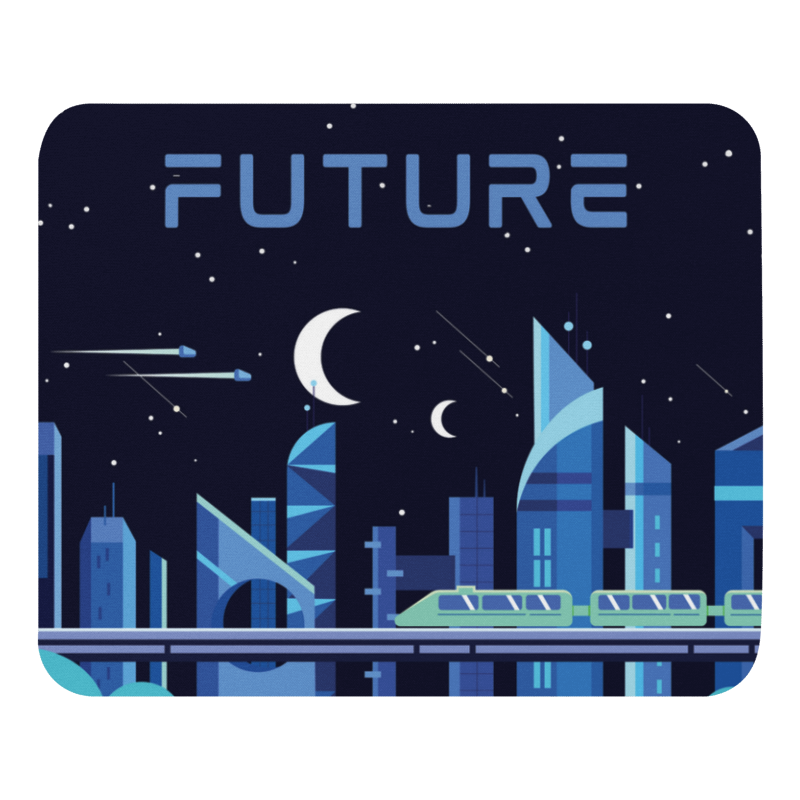 City Night Future Mouse Pad - Image 2
