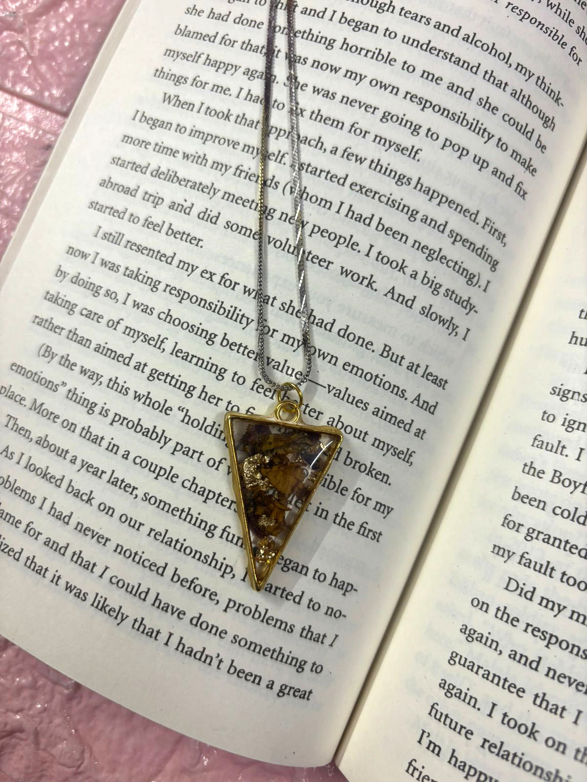 Earthy Triangle Pendant