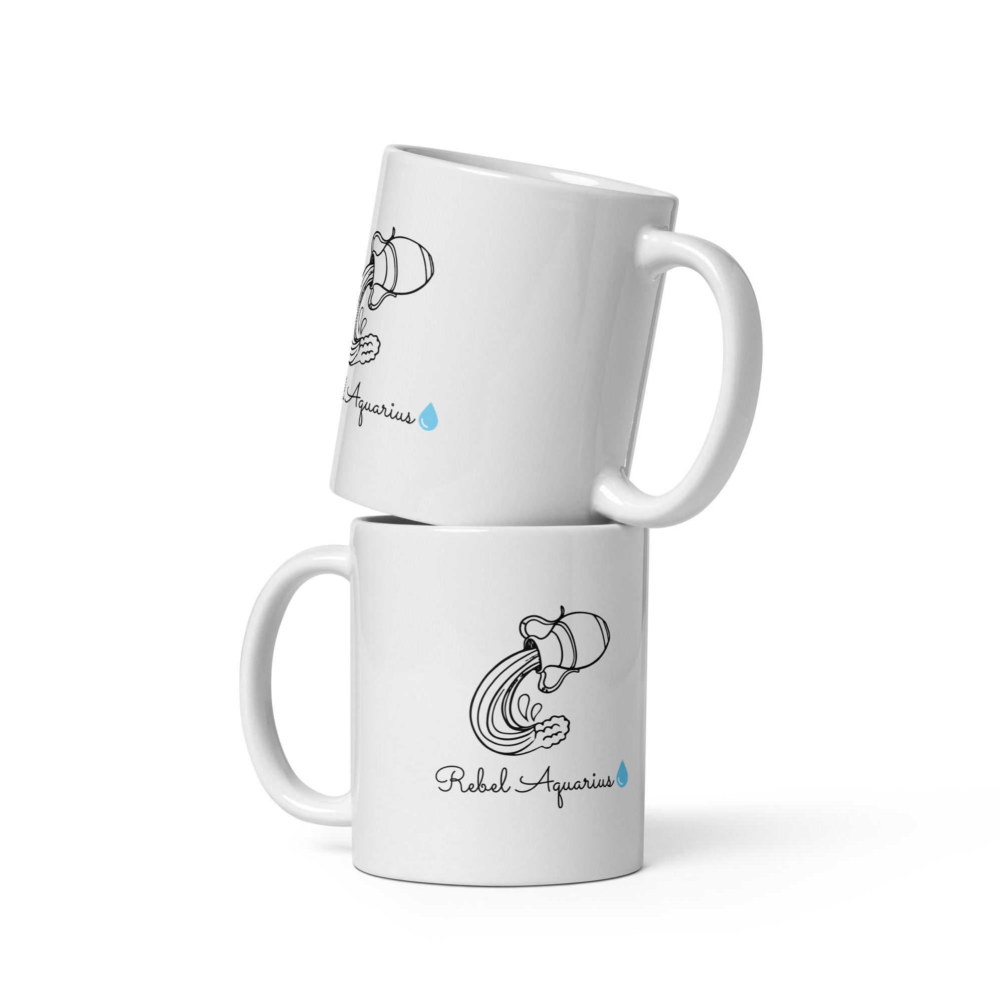 Rebel Aquarius Ceramic Mug - Image 2